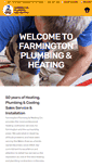 Mobile Screenshot of farmingtonplumbingandheating.com